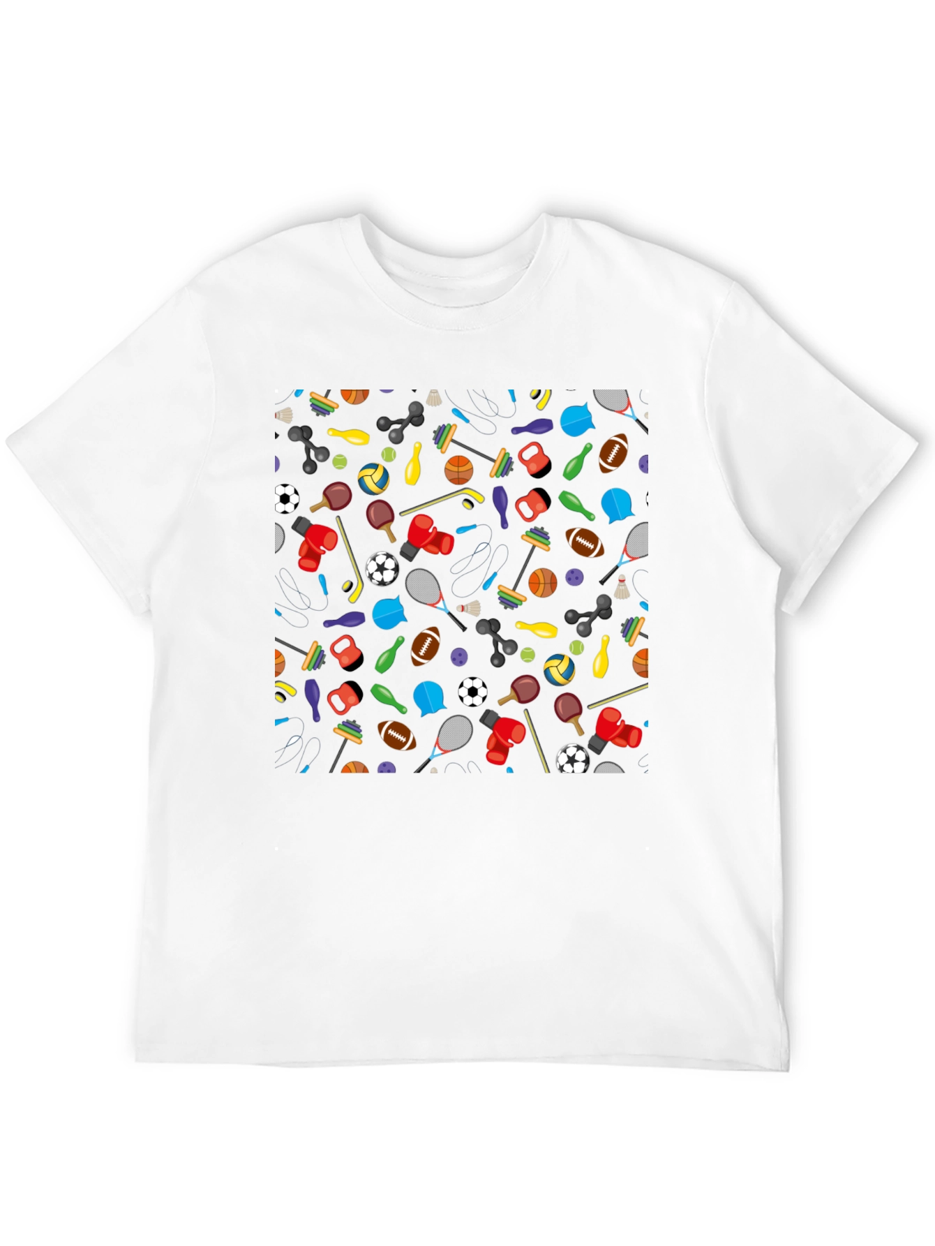 Sports Pattern T-Shirt