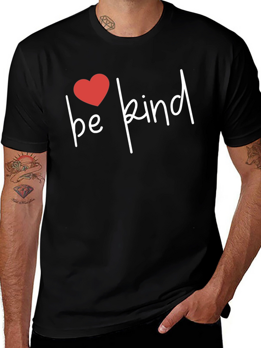 Be Kind Heart Graphic T-Shirt - Stylish Comfort Fit