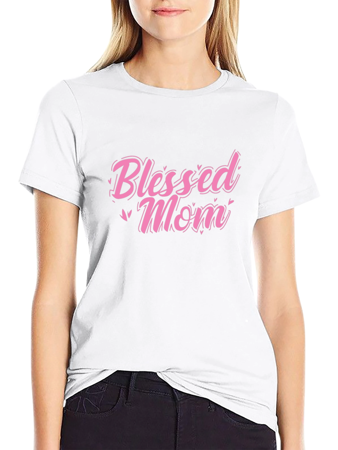 Blessed Mom Graphic Tee - Stylish Mothers Day Gift!