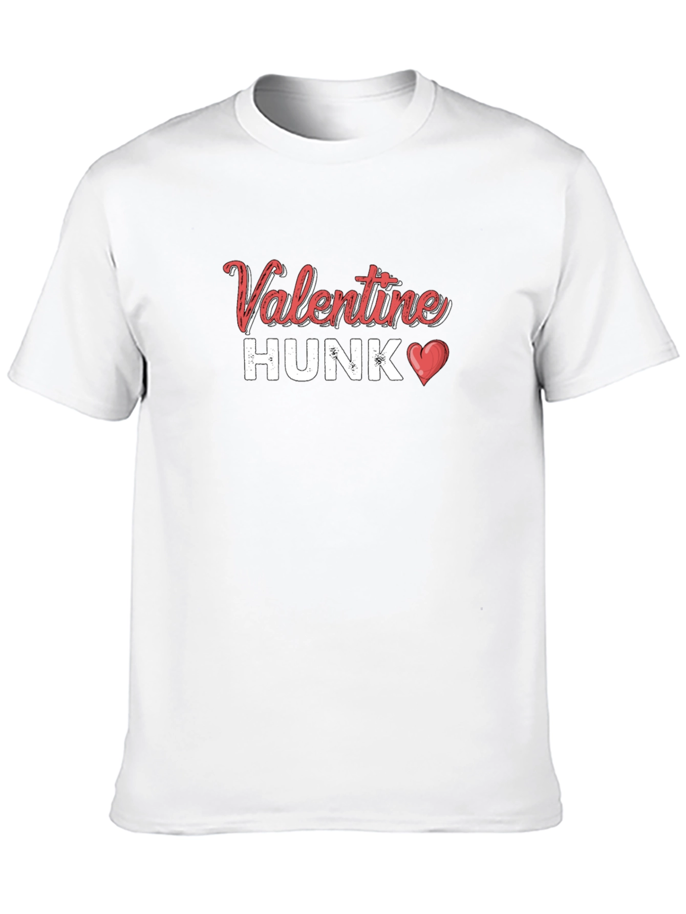 Valentine Hunk Black T-Shirt