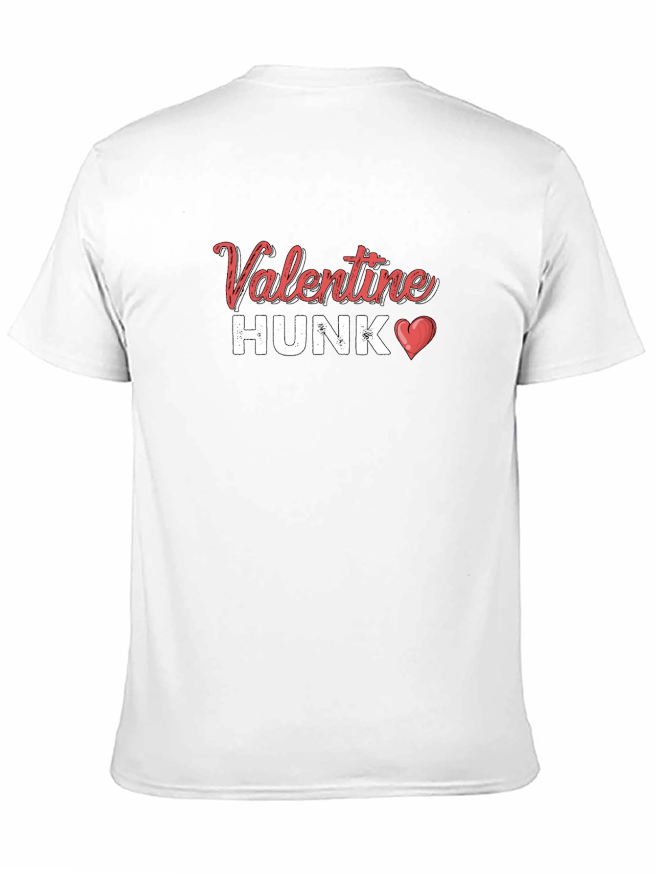 Valentine Hunk Black T-Shirt