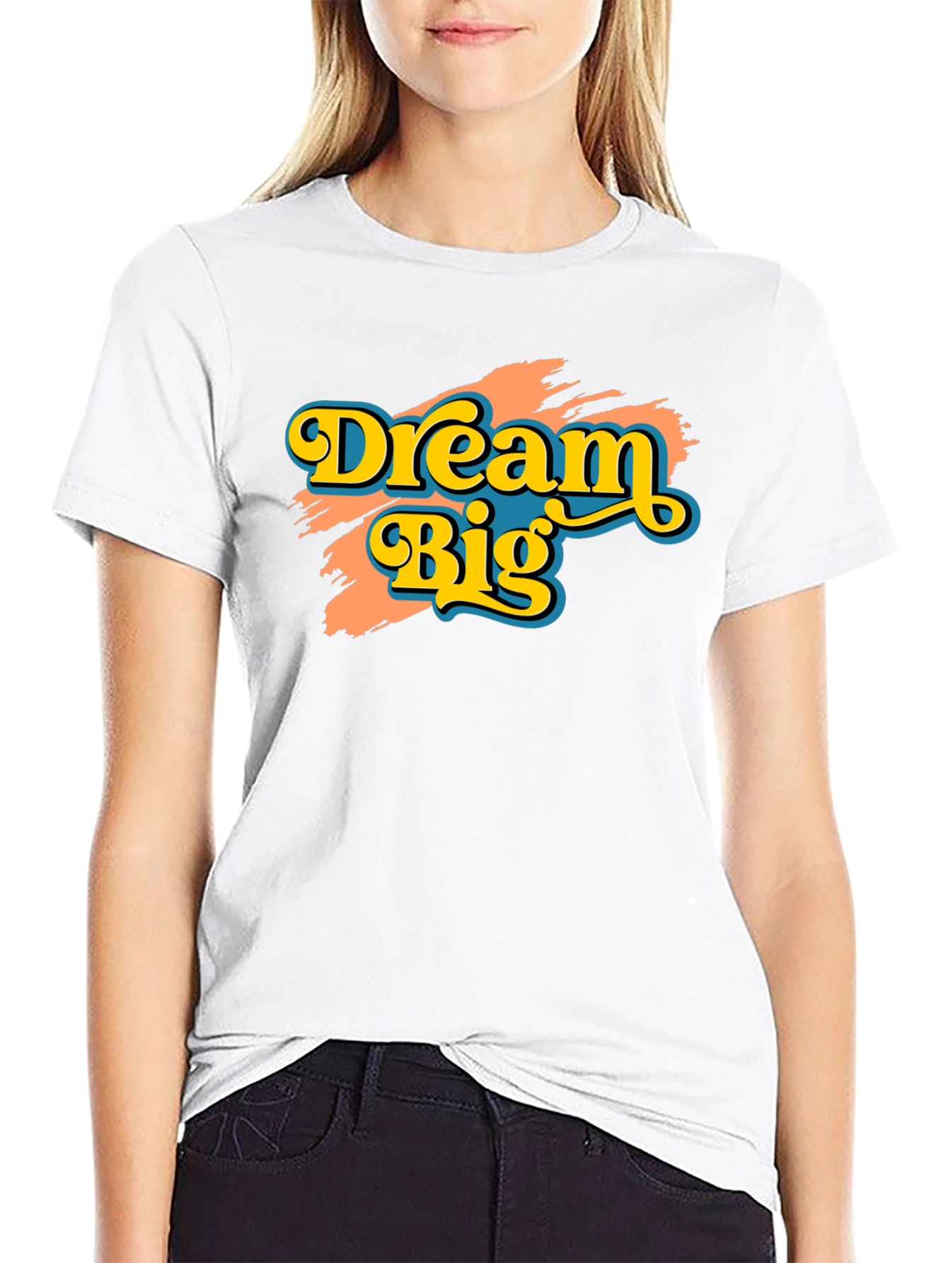 Dream Big Graphic Tee - Retro Style