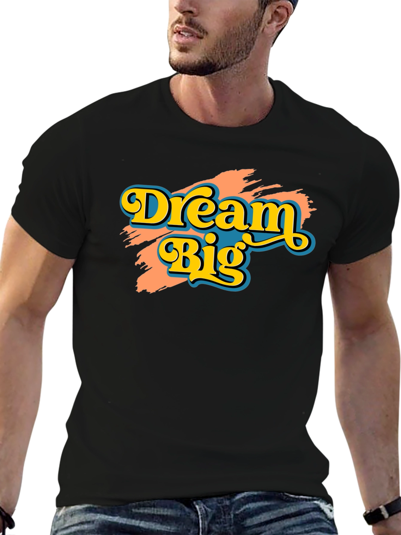 Dream Big Graphic Tee - Retro Style