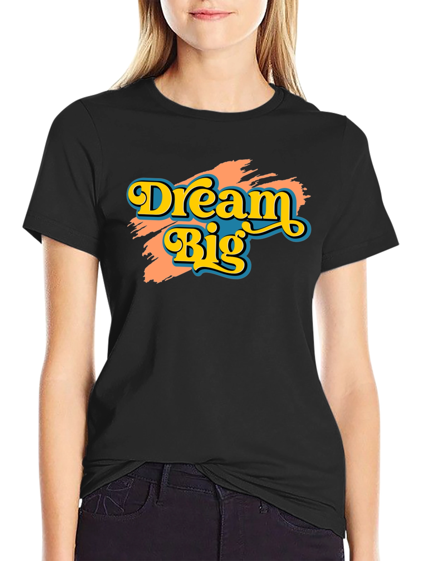 Dream Big Graphic Tee - Retro Style
