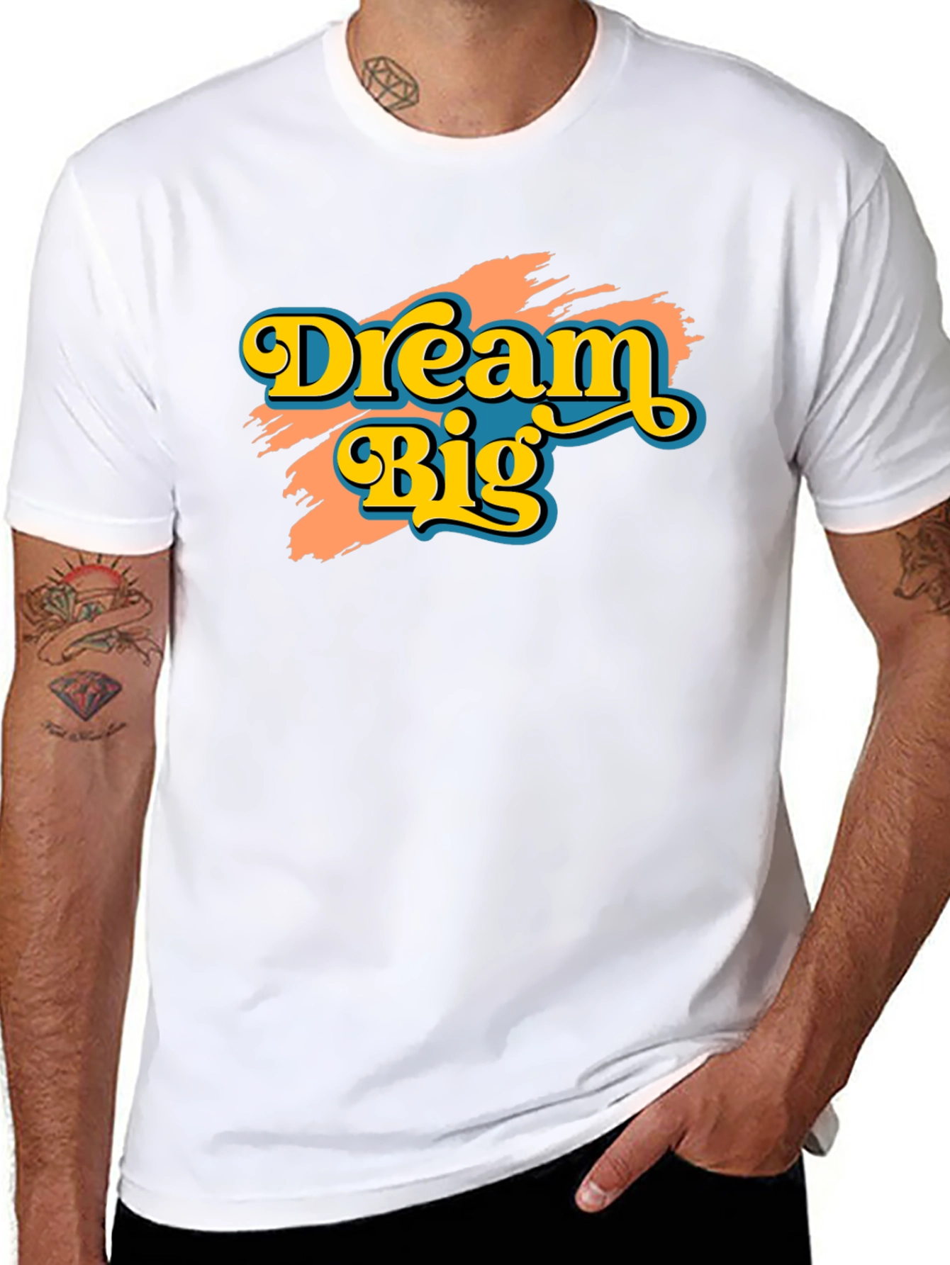 Dream Big Graphic Tee - Retro Style