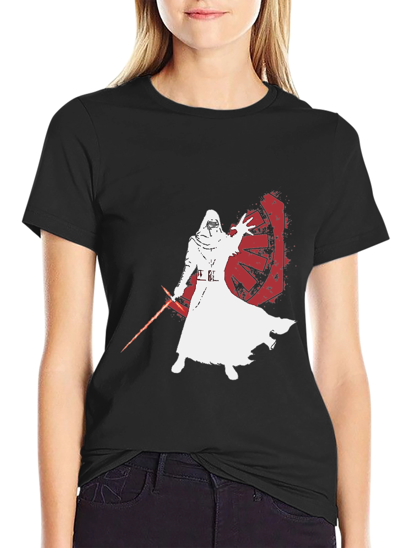 Star Wars Kylo Ren Graphic T-Shirt - Black