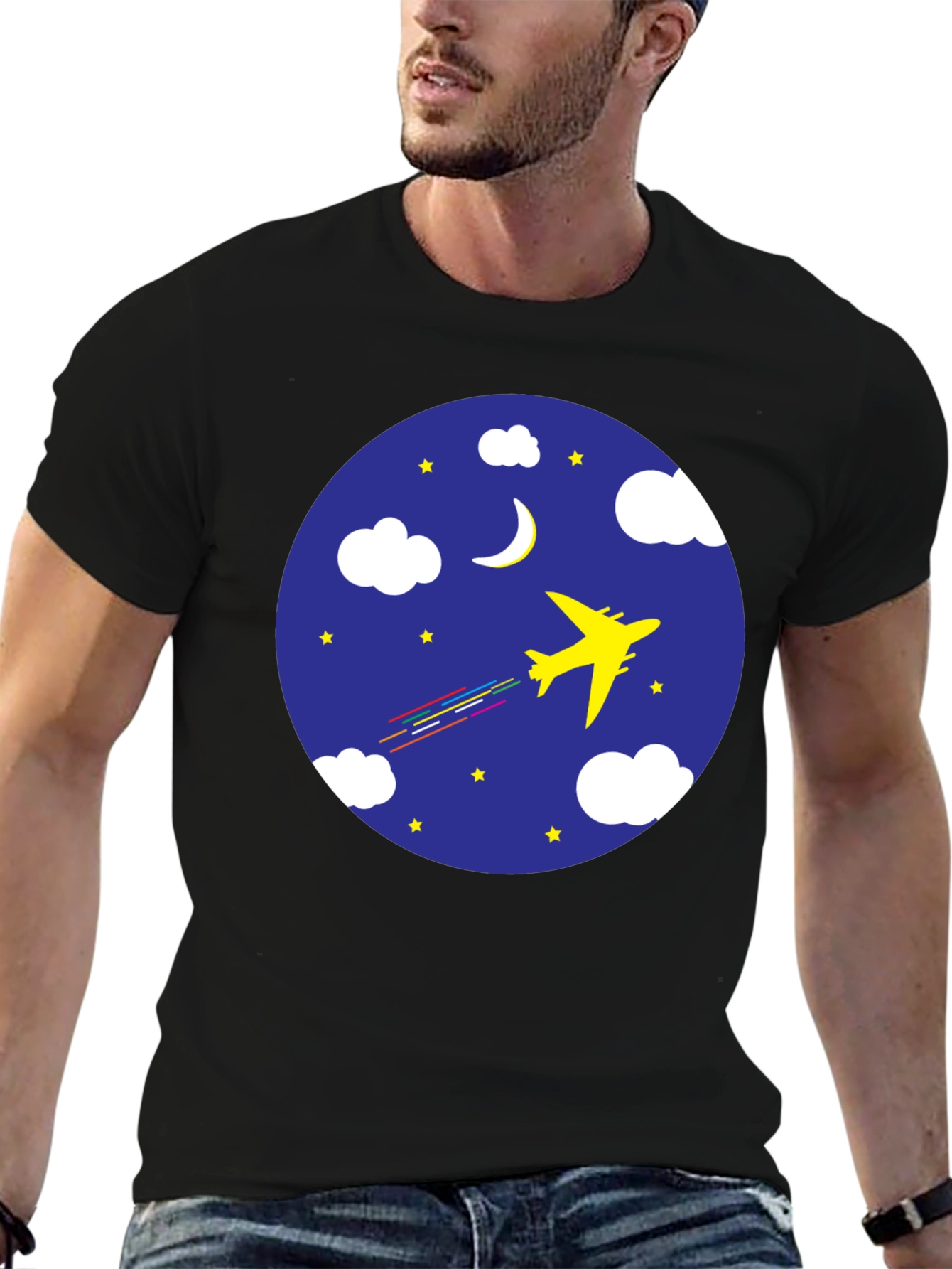 Night Flight Graphic Tee - Comfort Fit