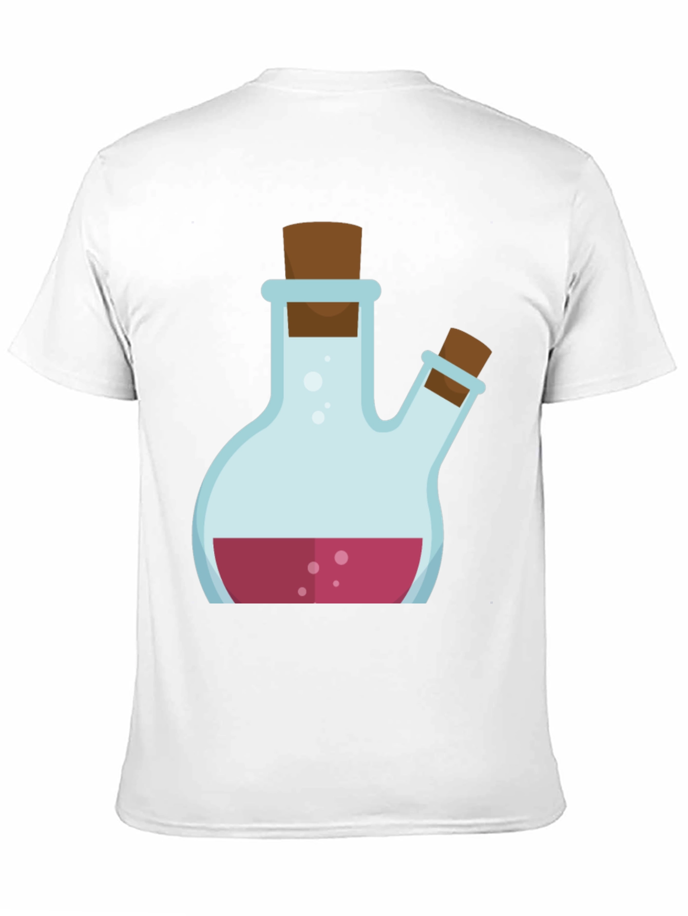 Potion Graphic Tee - Black Cotton Blend Shirt
