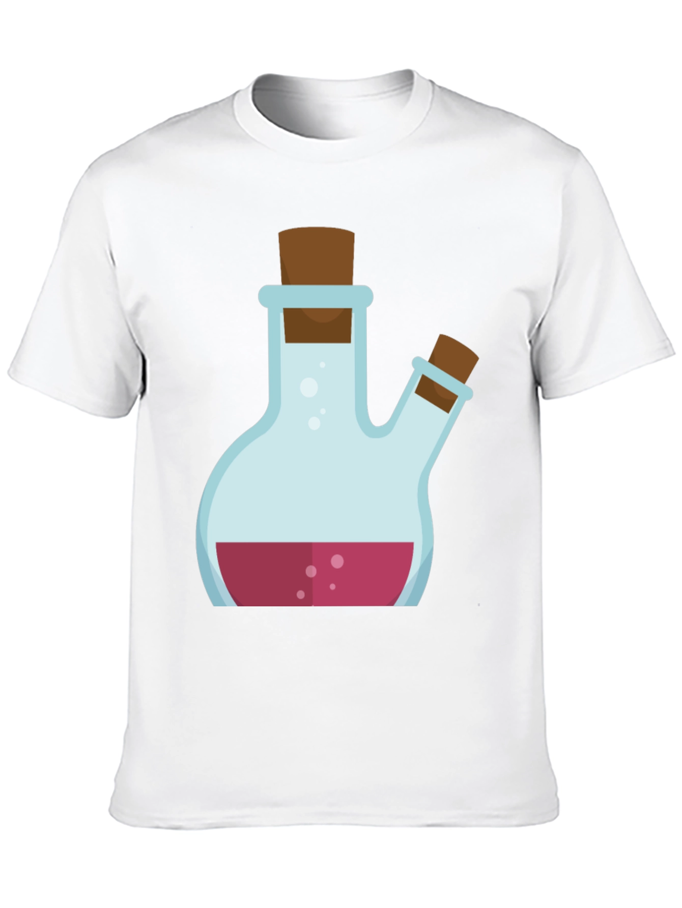 Potion Graphic Tee - Black Cotton Blend Shirt