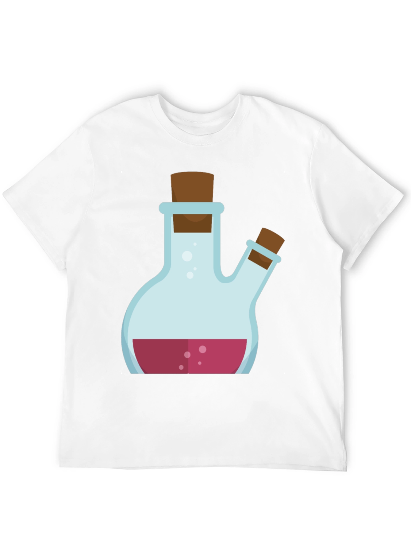 Potion Graphic Tee - Black Cotton Blend Shirt