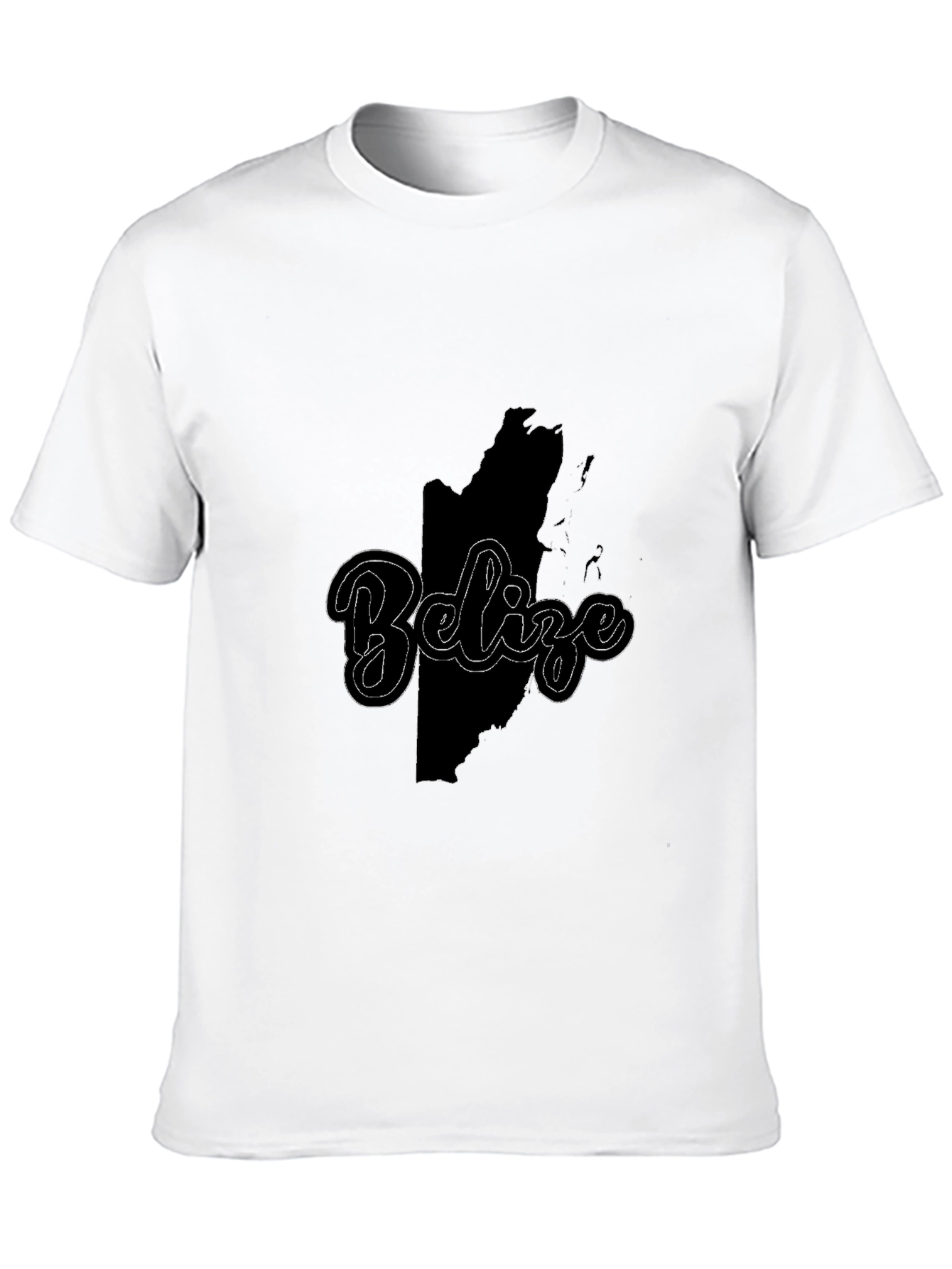 Belize Map T-Shirt - Stylish Travel Souvenir Tee
