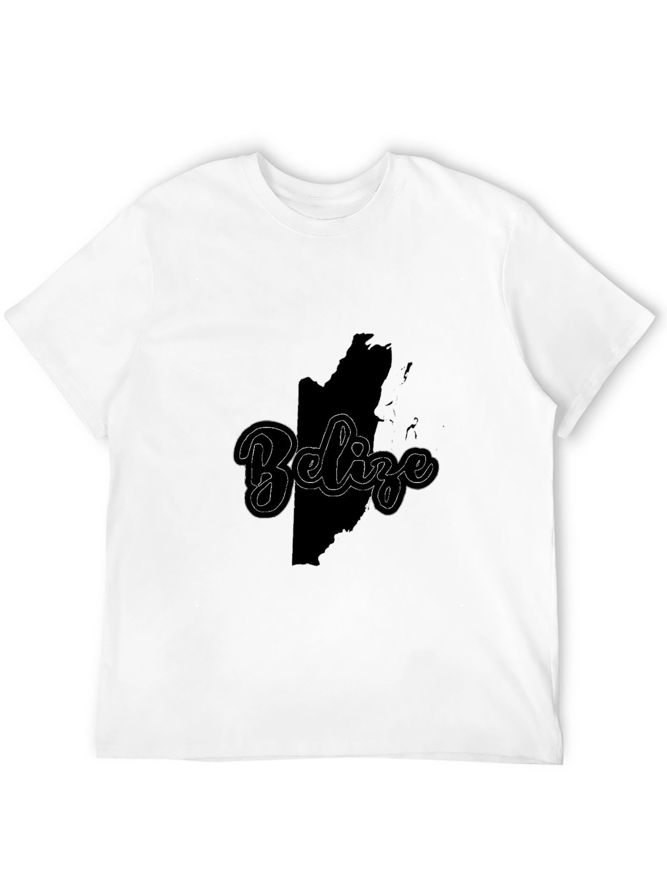 Belize Map T-Shirt - Stylish Travel Souvenir Tee