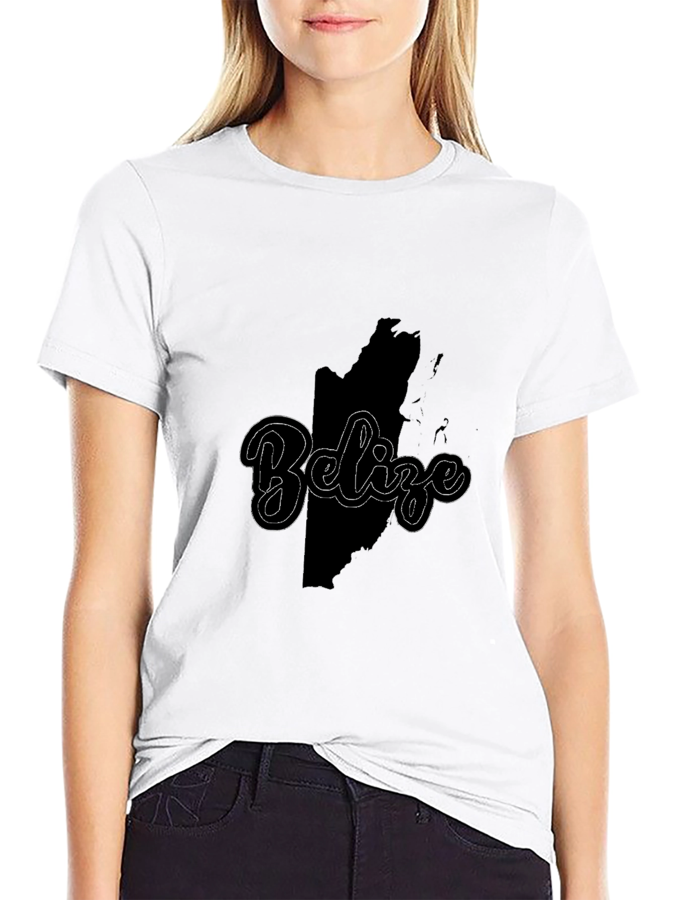Belize Map T-Shirt - Stylish Travel Souvenir Tee