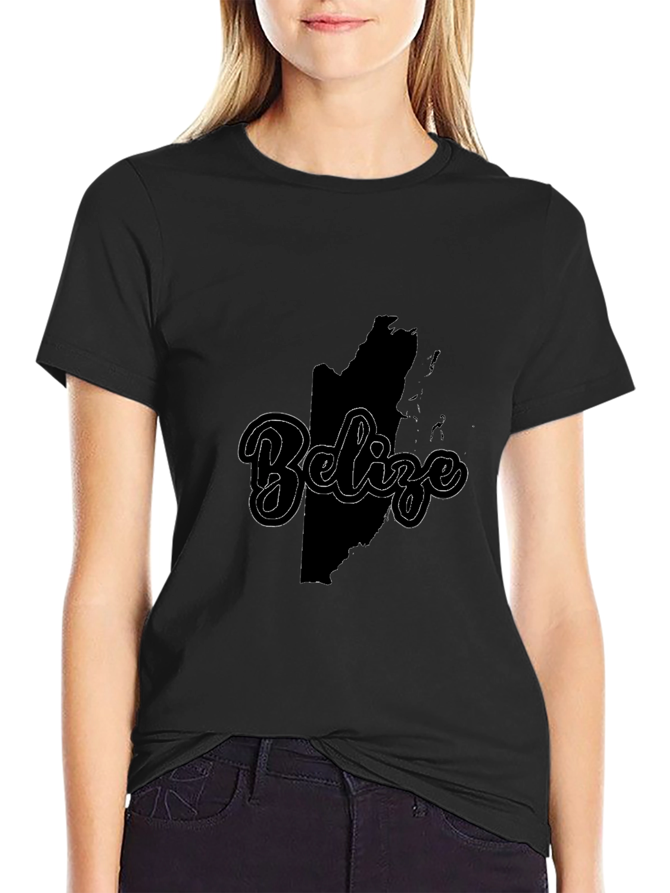 Belize Map T-Shirt - Stylish Travel Souvenir Tee