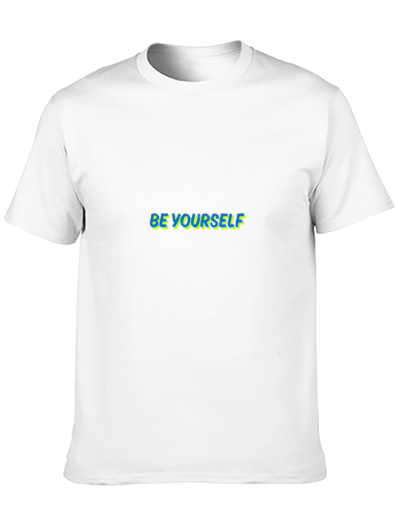 Be Yourself Black Graphic Tee