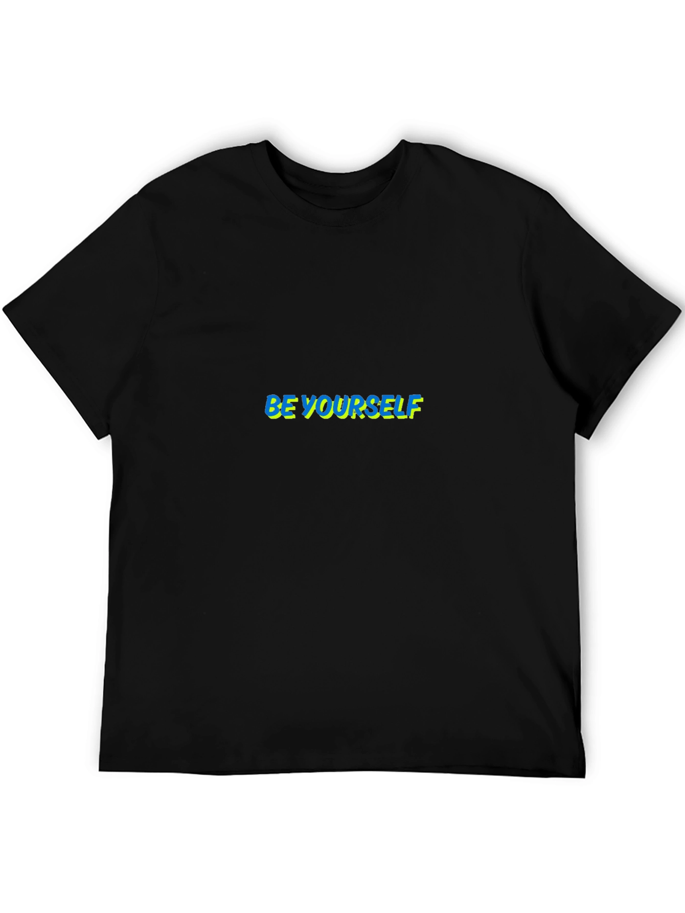 Be Yourself Black Graphic Tee