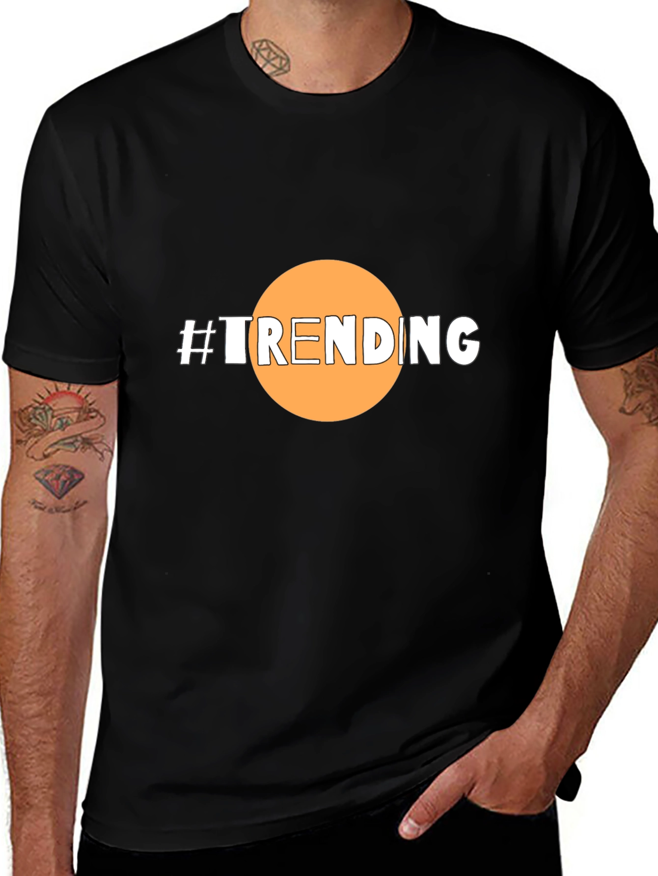 Trending Graphic Tee - Stylish Cotton T-Shirt