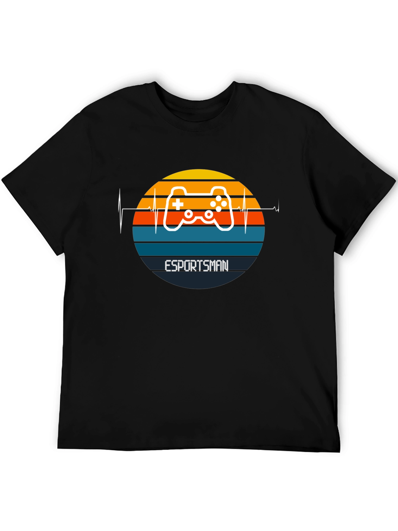 Esportsman Controller Heartbeat Graphic T-Shirt