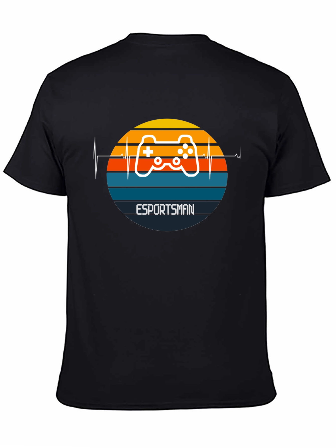 Esportsman Controller Heartbeat Graphic T-Shirt