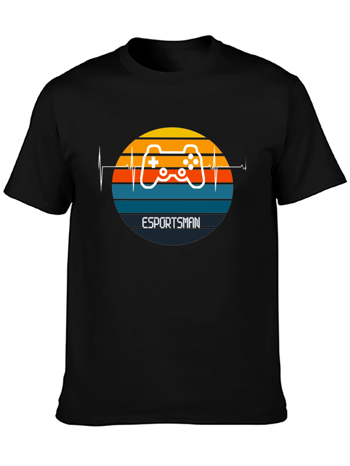 Esportsman Controller Heartbeat Graphic T-Shirt
