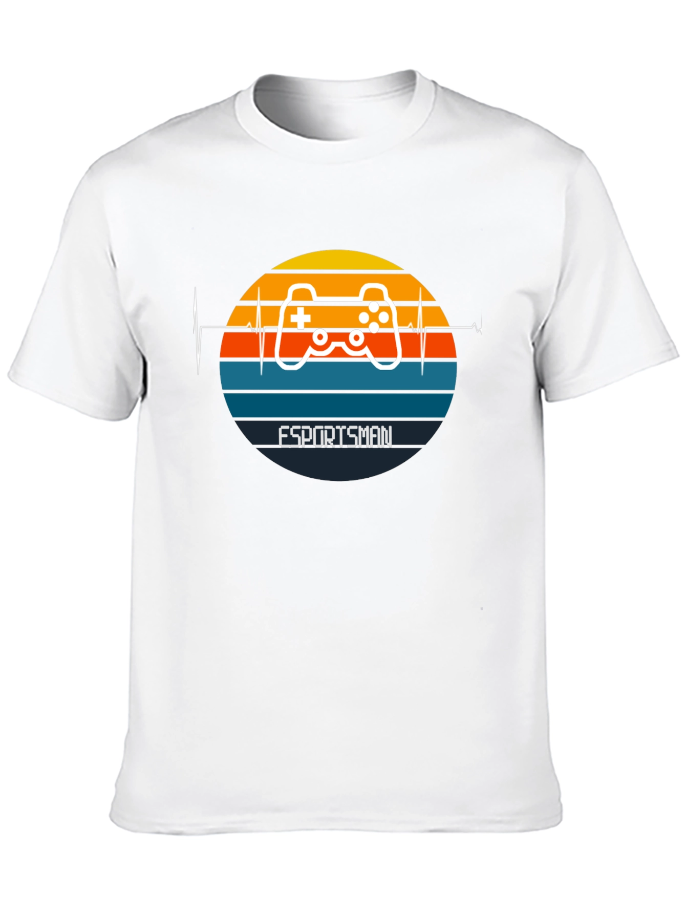 Esportsman Controller Heartbeat Graphic T-Shirt