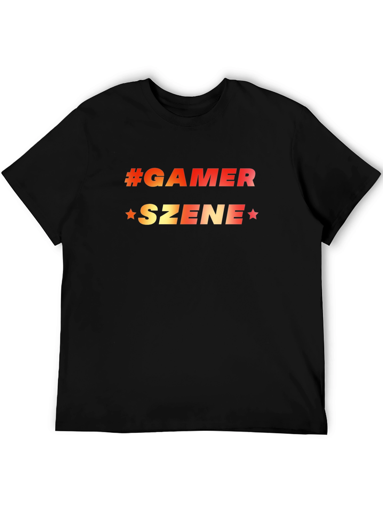 Gamer Szene Black T-Shirt