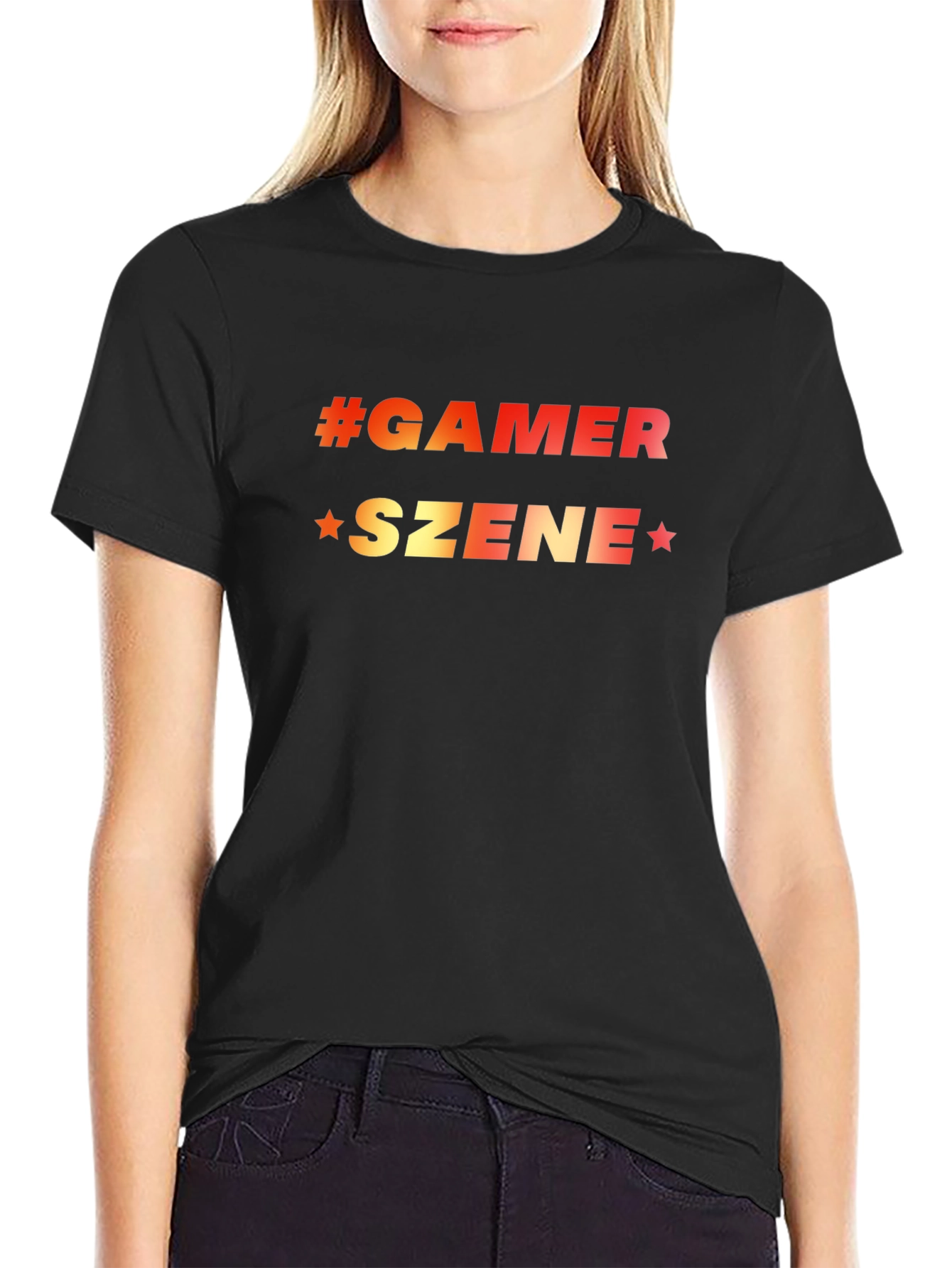 Gamer Szene Black T-Shirt