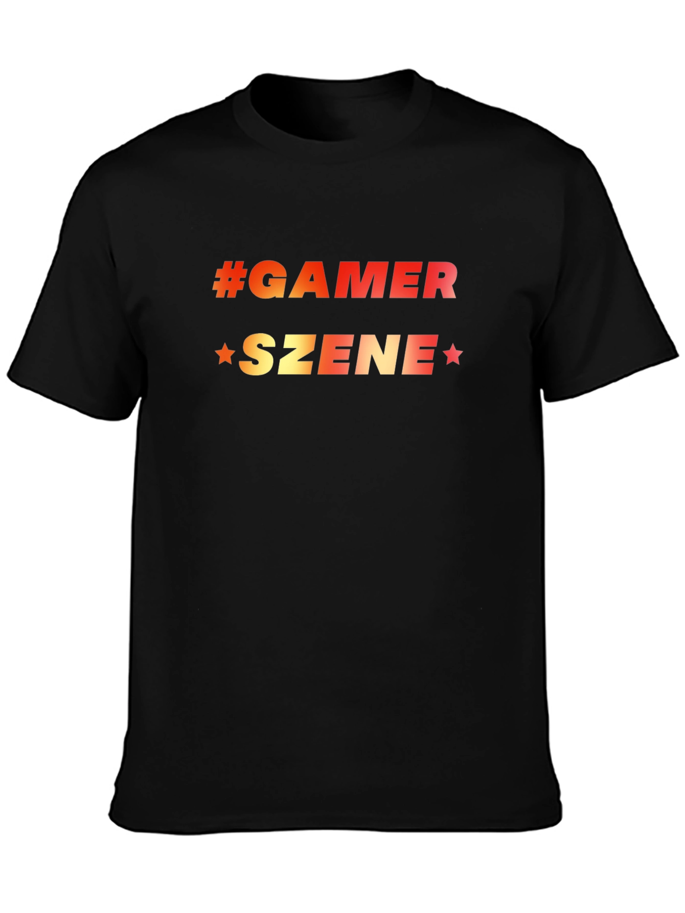 Gamer Szene Black T-Shirt
