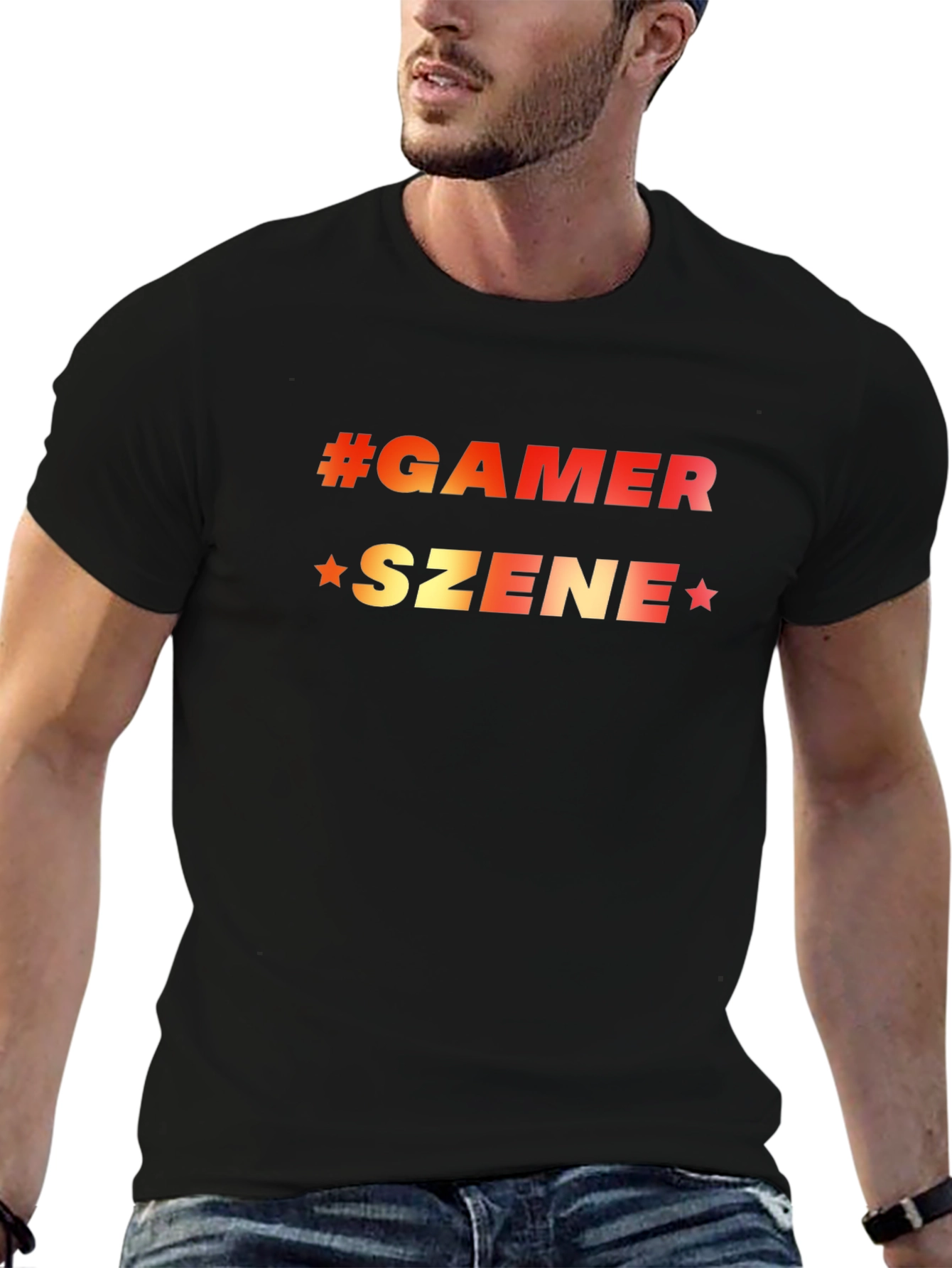 Gamer Szene Black T-Shirt
