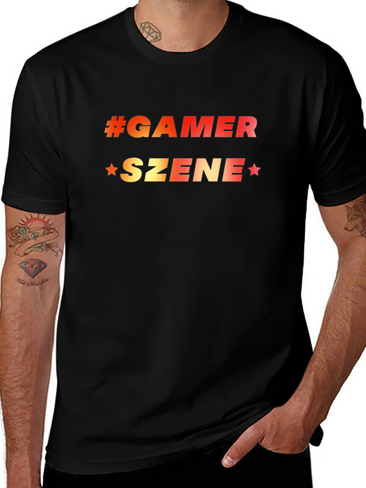 Gamer Szene Black T-Shirt
