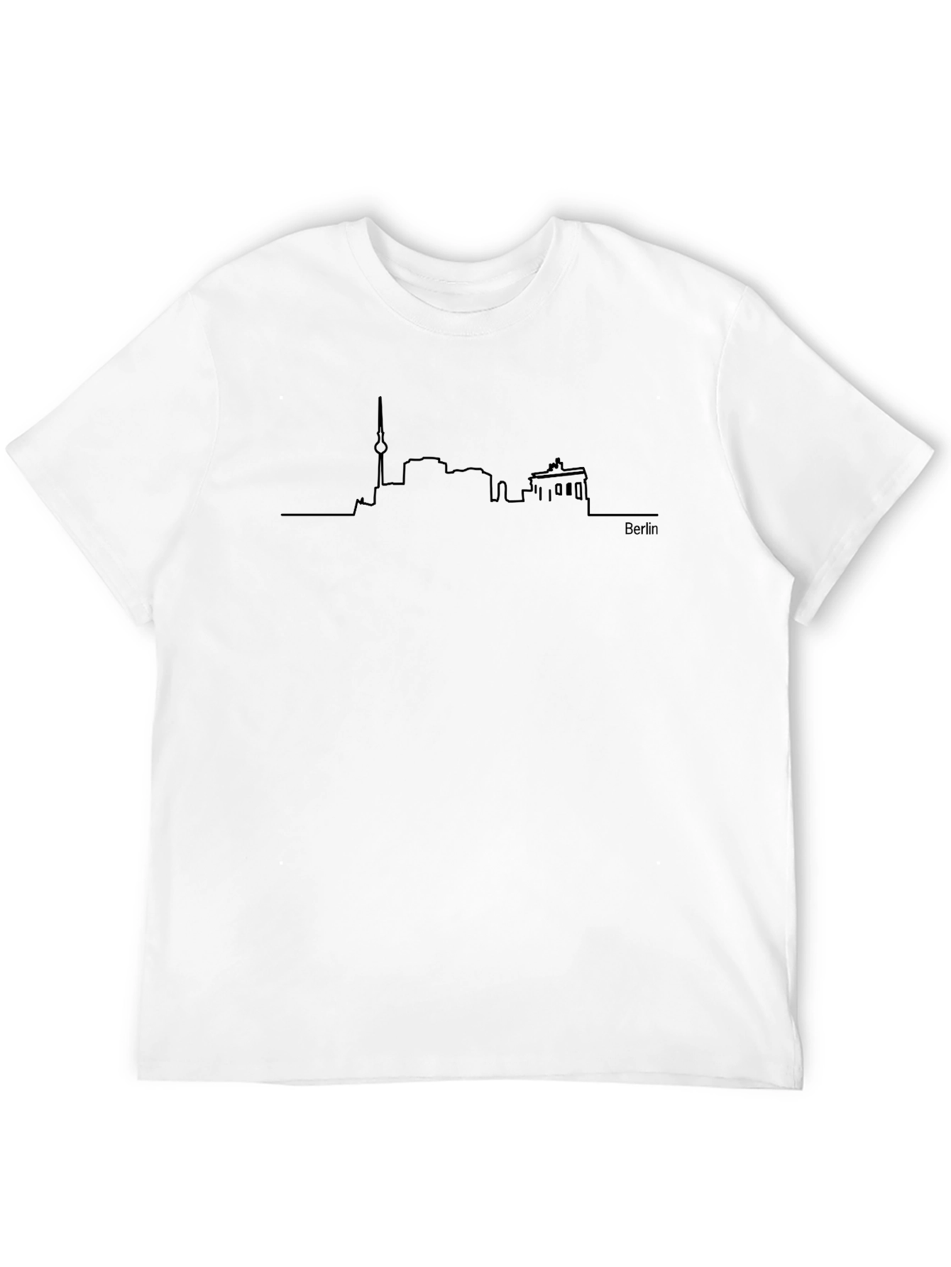 Berlin Skyline Graphic Tee - Modern Cityscape T-Shirt