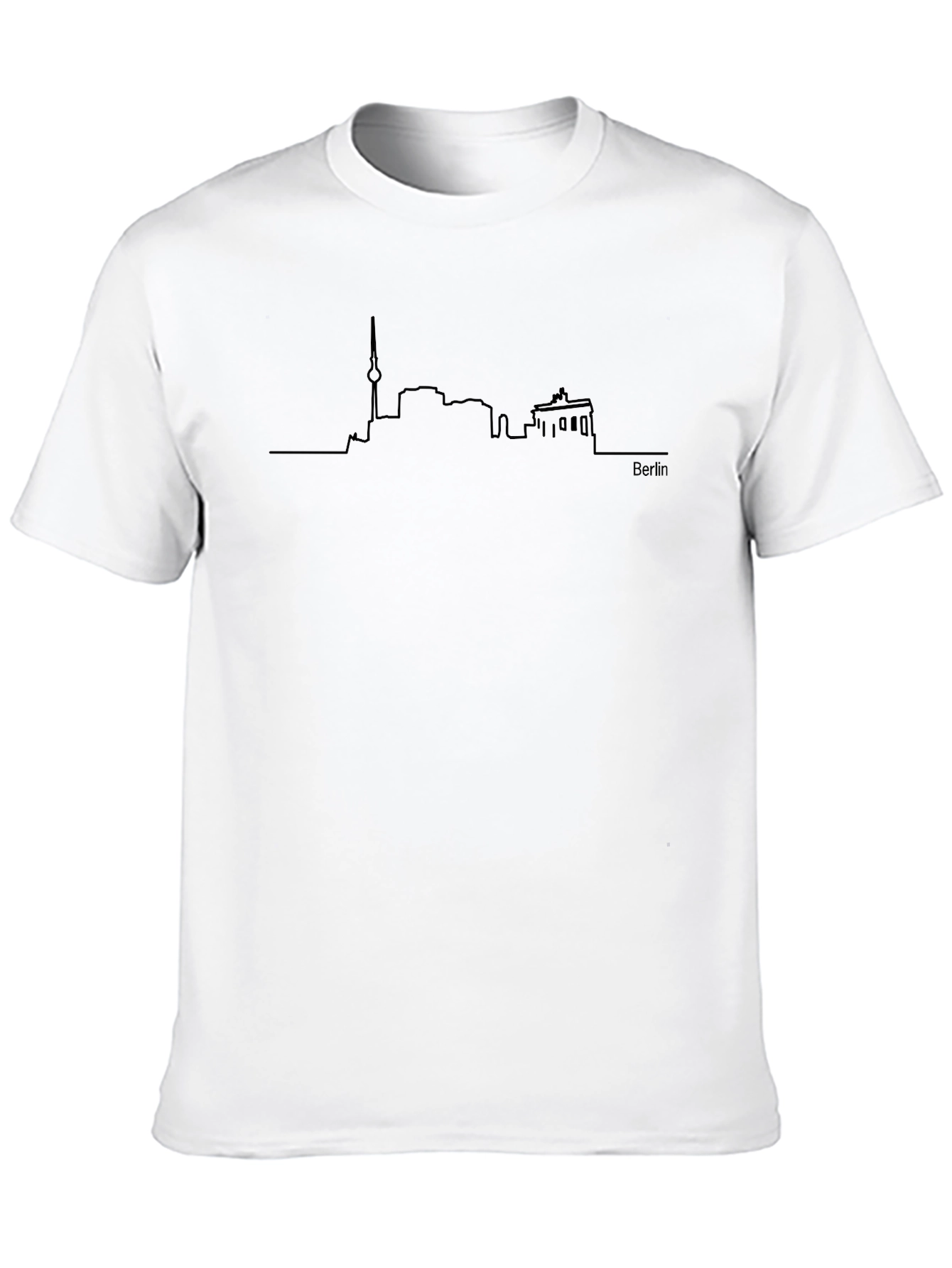 Berlin Skyline Graphic Tee - Modern Cityscape T-Shirt