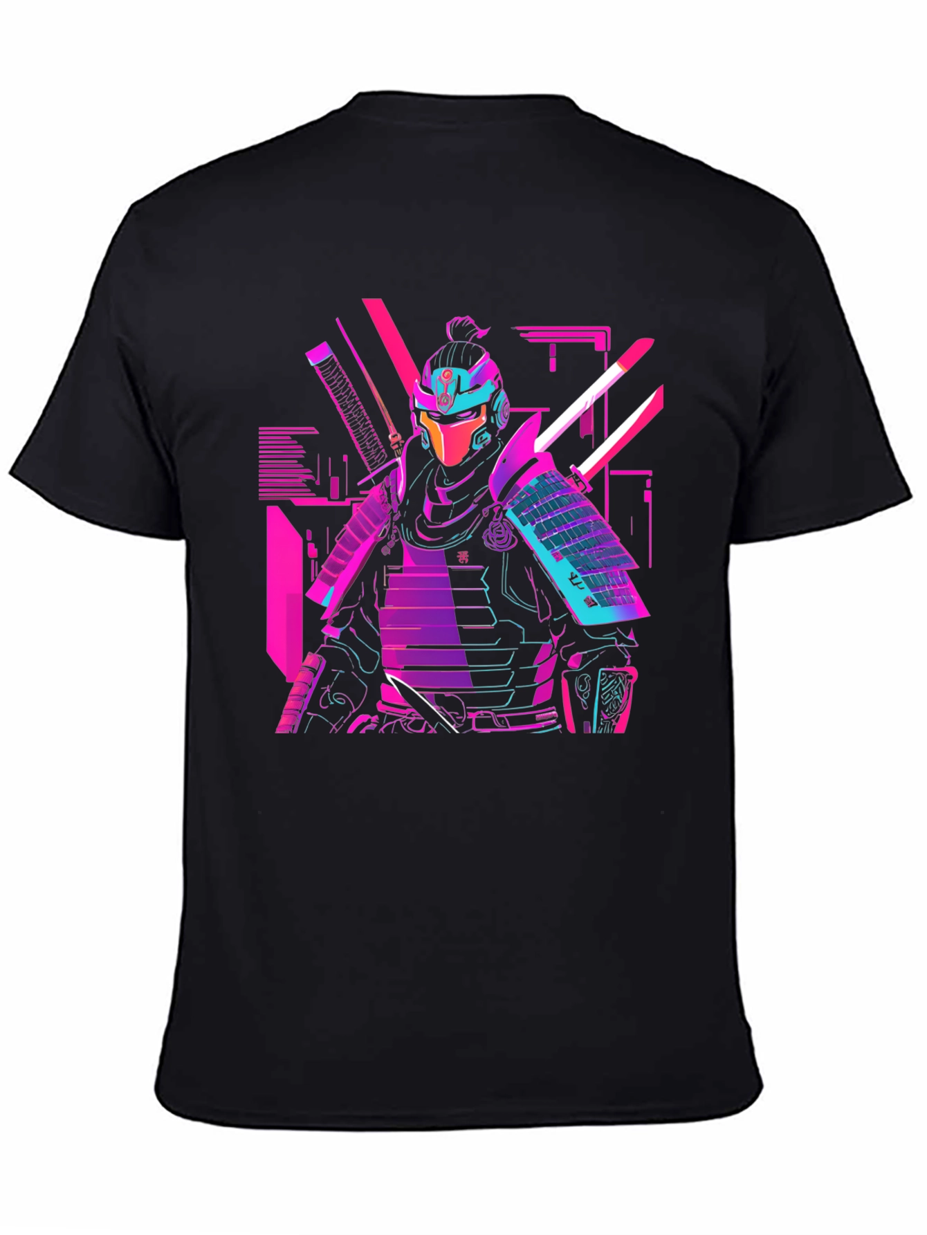 Cyberpunk Samurai Graphic T-Shirt