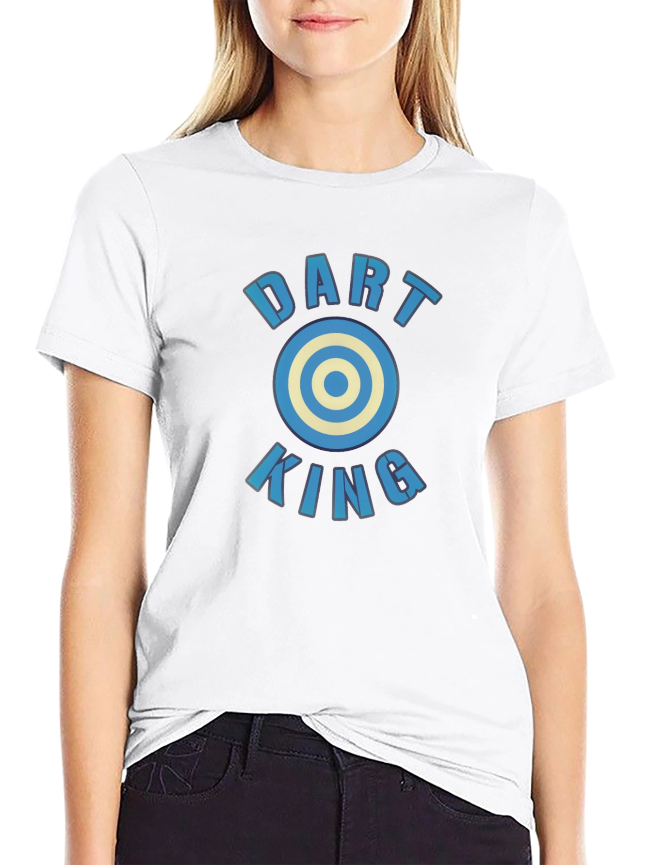 Dart King Tee - Unique Bullseye Design