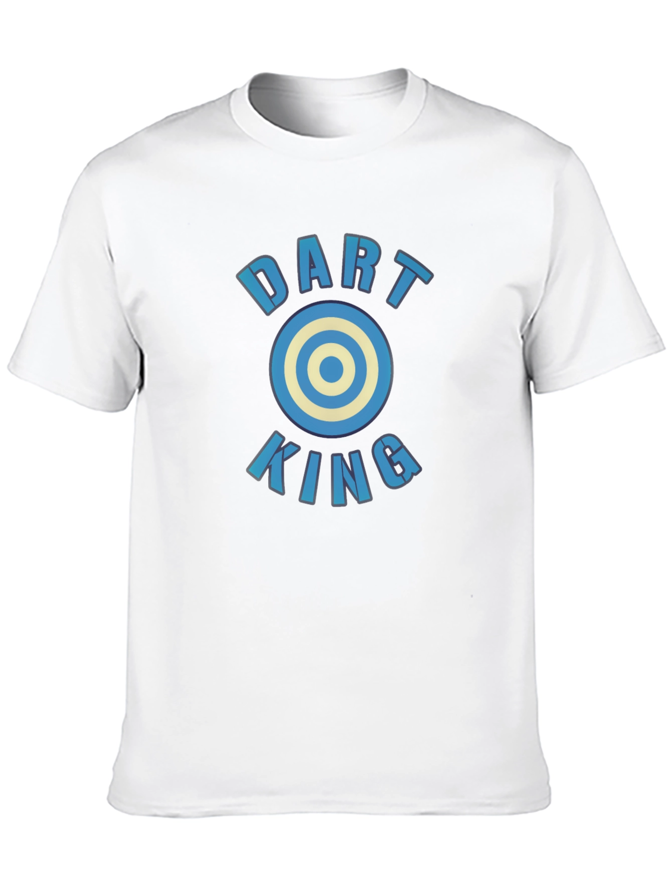 Dart King Tee - Unique Bullseye Design