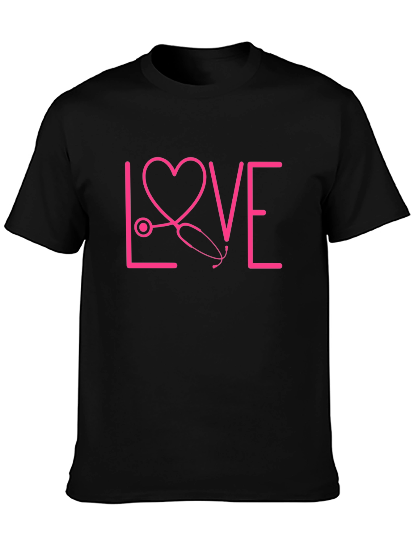 Nurse Love Stethoscope Graphic Tee