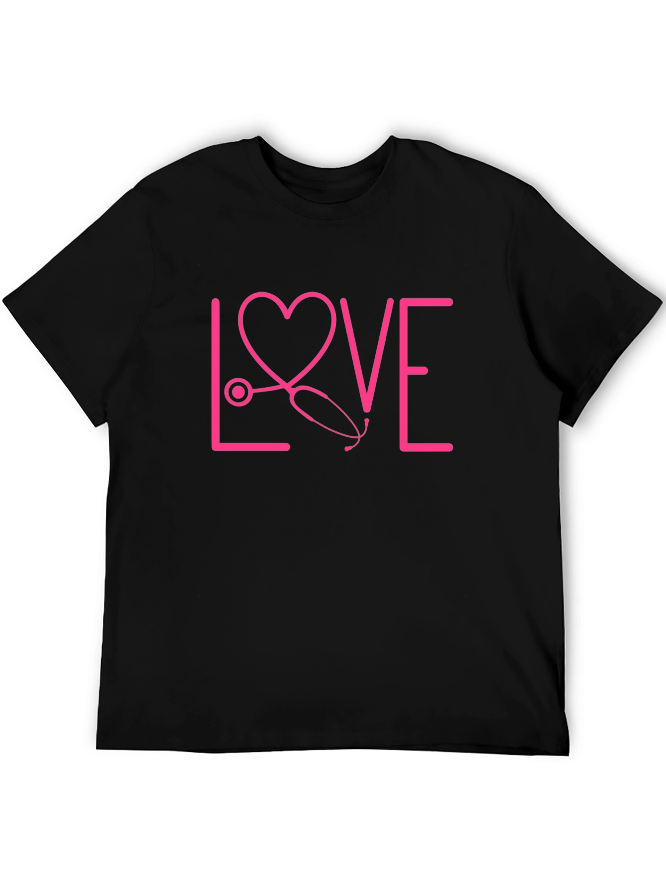 Nurse Love Stethoscope Graphic Tee