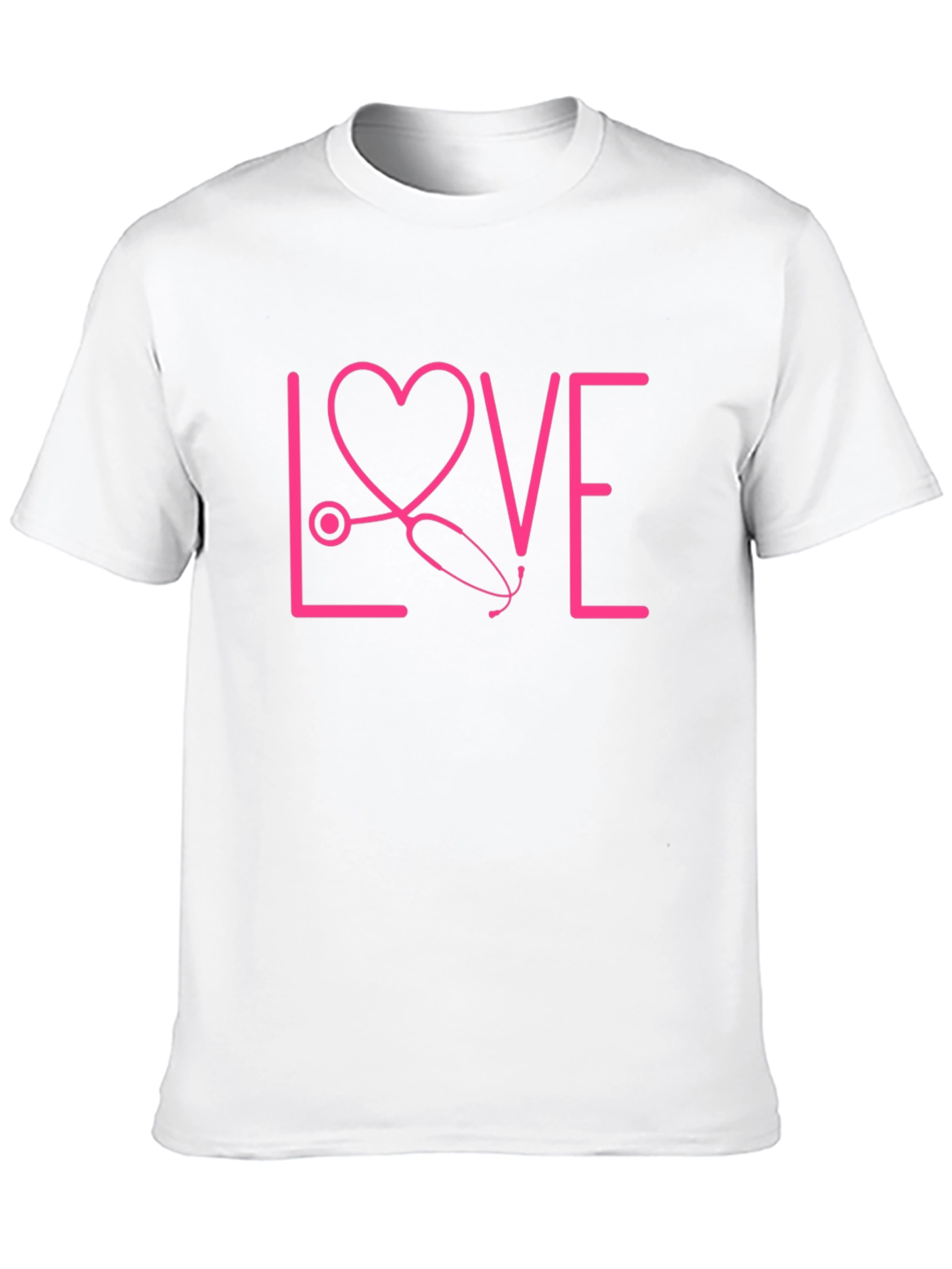 Nurse Love Stethoscope Graphic Tee