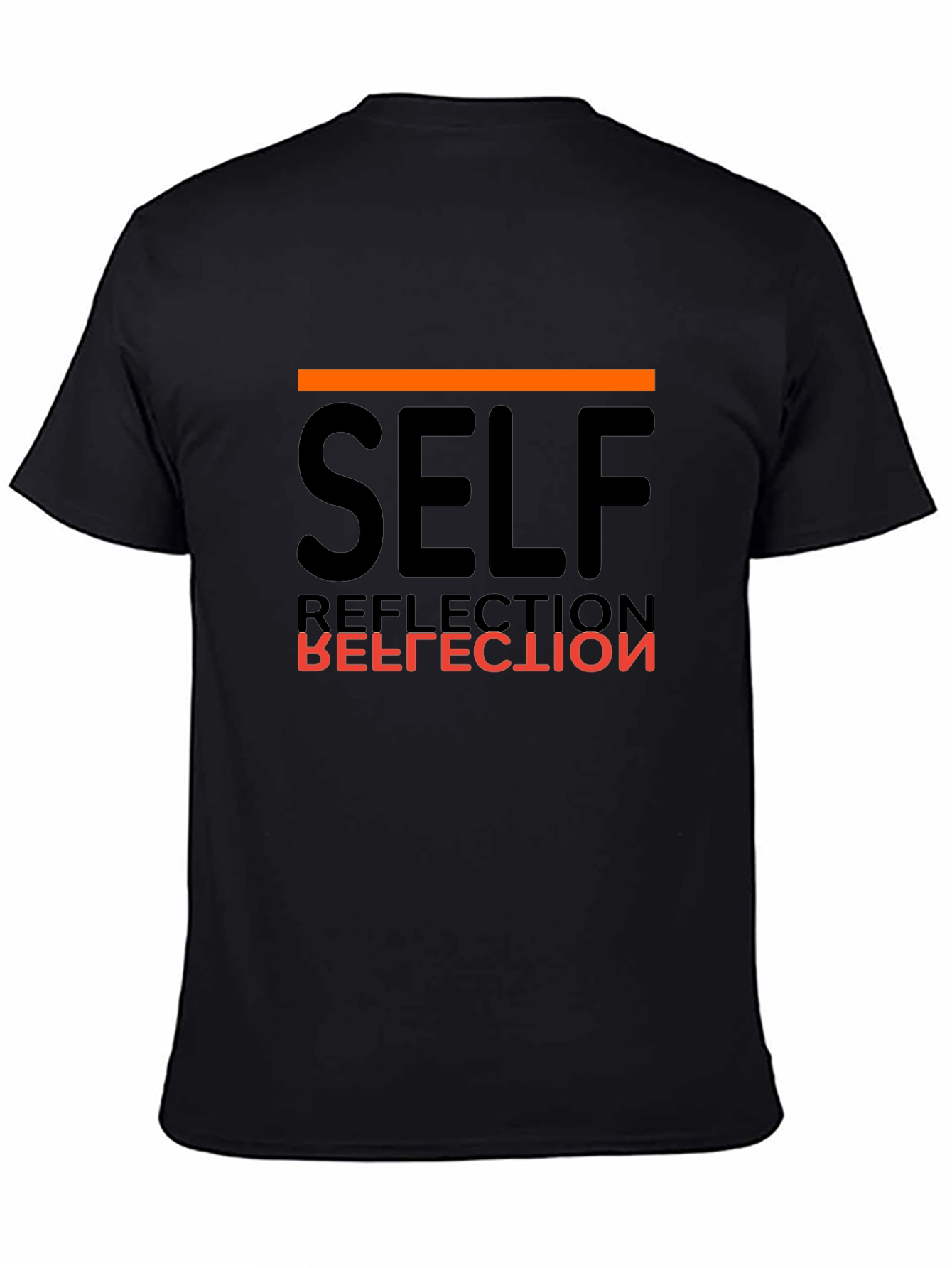 Self Reflection Black T-Shirt