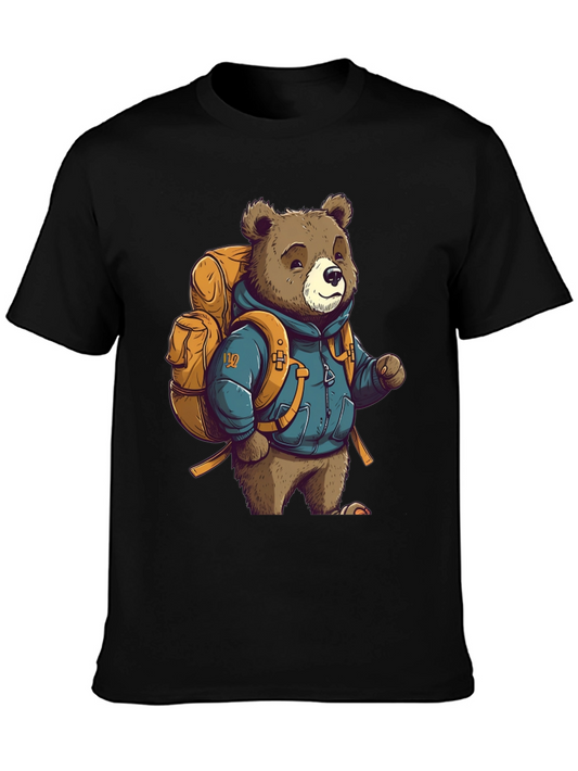Bear Hiker Graphic Tee - Adventure Ready Style