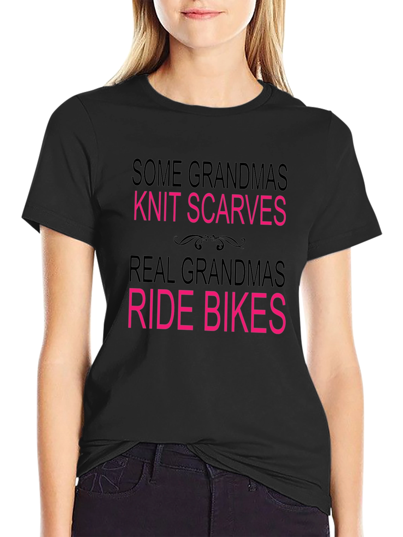 Funny Grandmas Ride Bikes T-Shirt