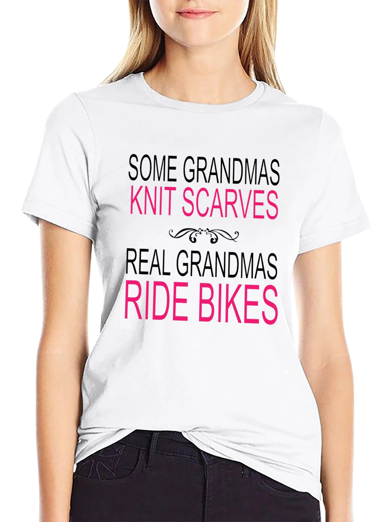 Funny Grandmas Ride Bikes T-Shirt