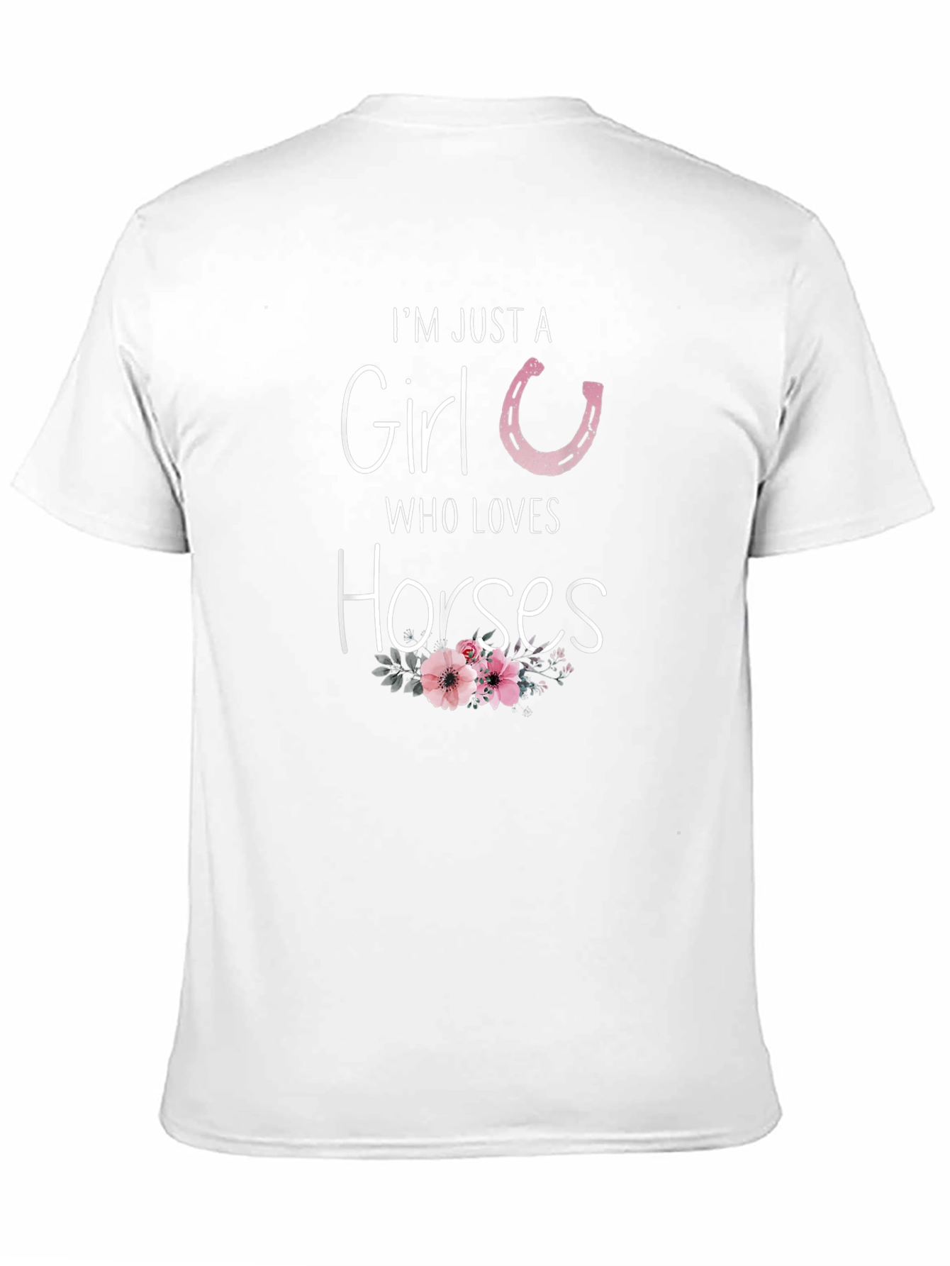 Im Just A Girl Who Loves Horses T-Shirt