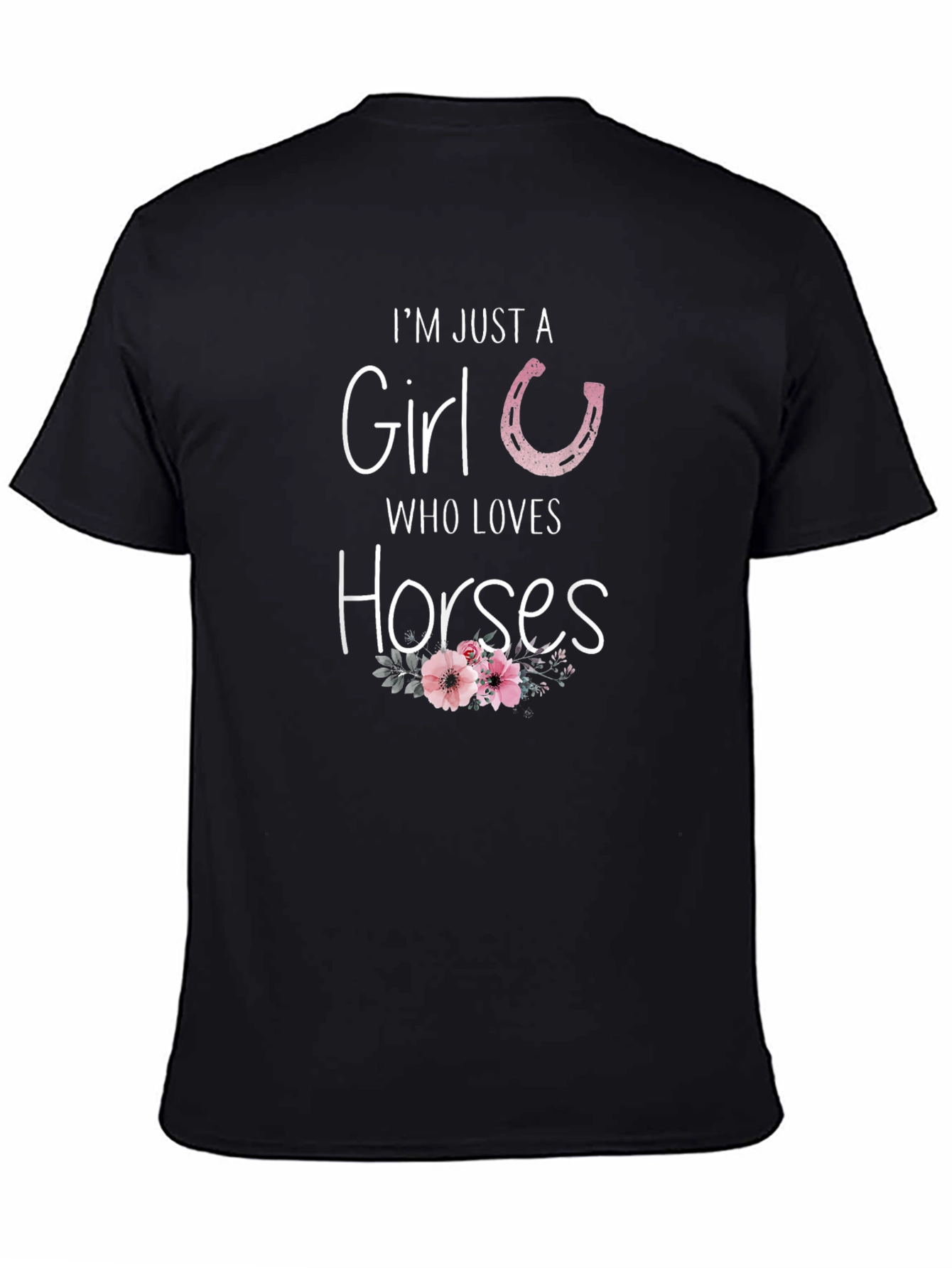 Im Just A Girl Who Loves Horses T-Shirt