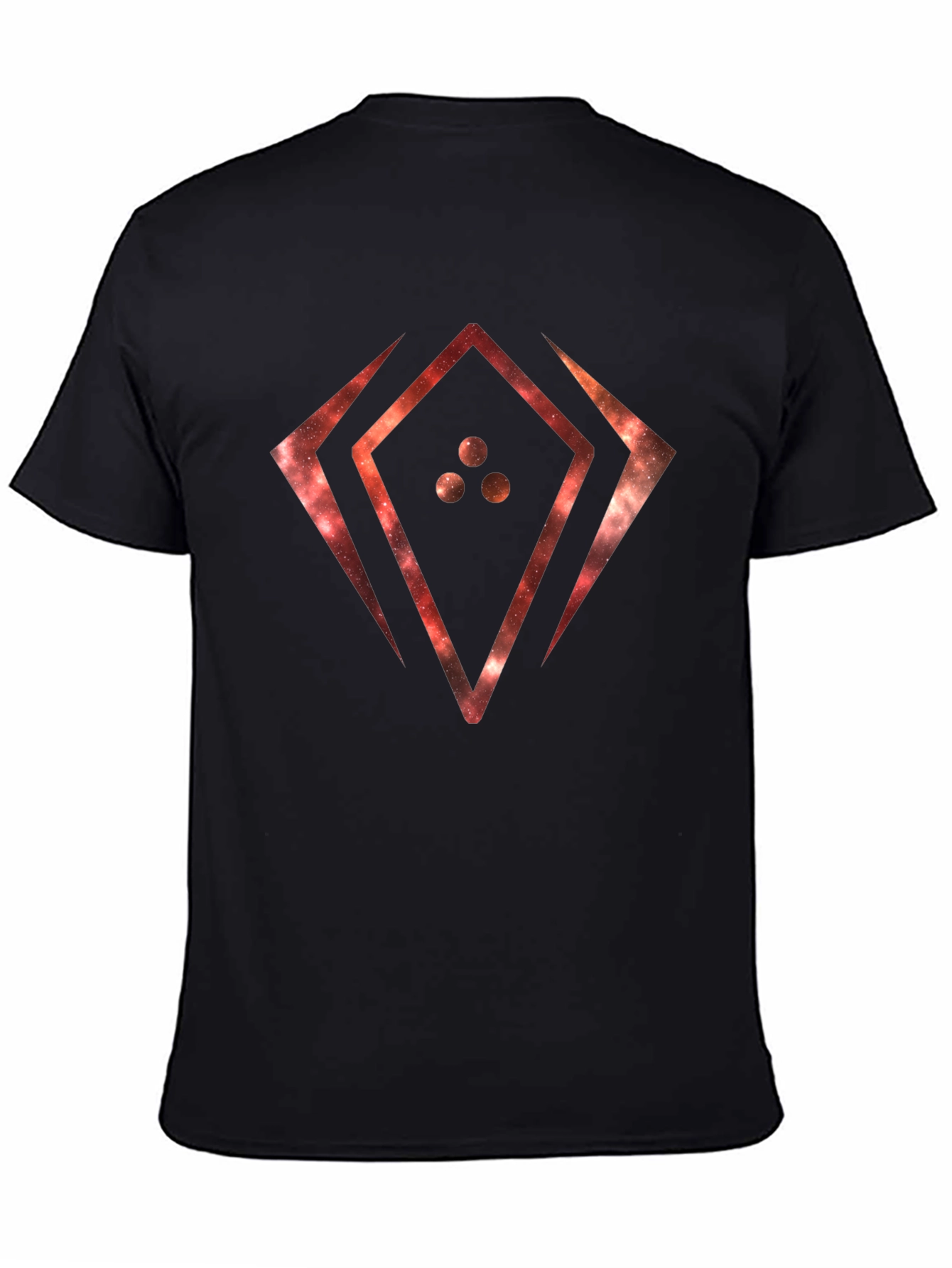 Galaxy Symbol Graphic Black T-Shirt