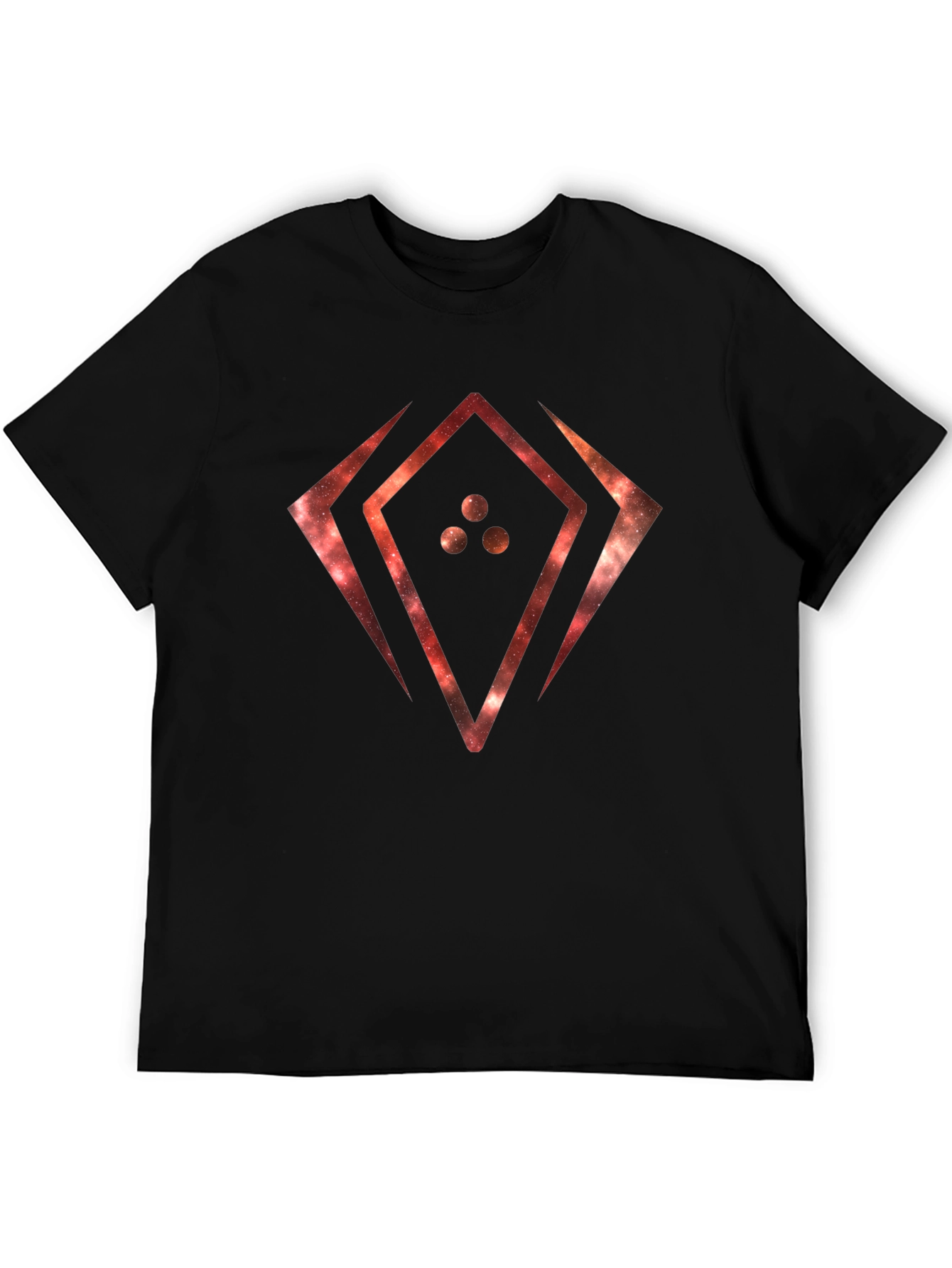 Galaxy Symbol Graphic Black T-Shirt