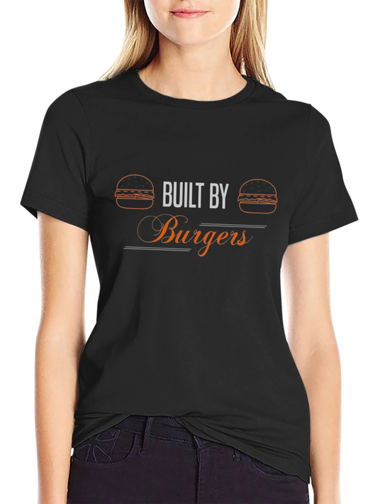 Built By Burgers Graphic Tee - Black