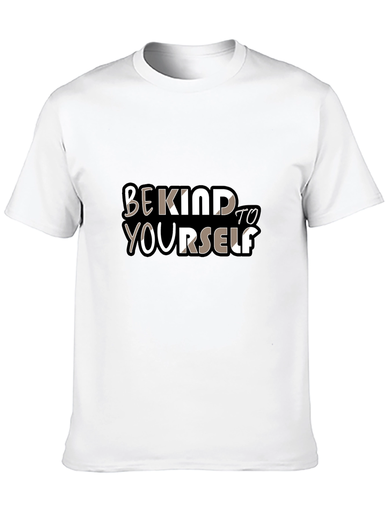 Be Kind To Yourself Black Graphic Tee