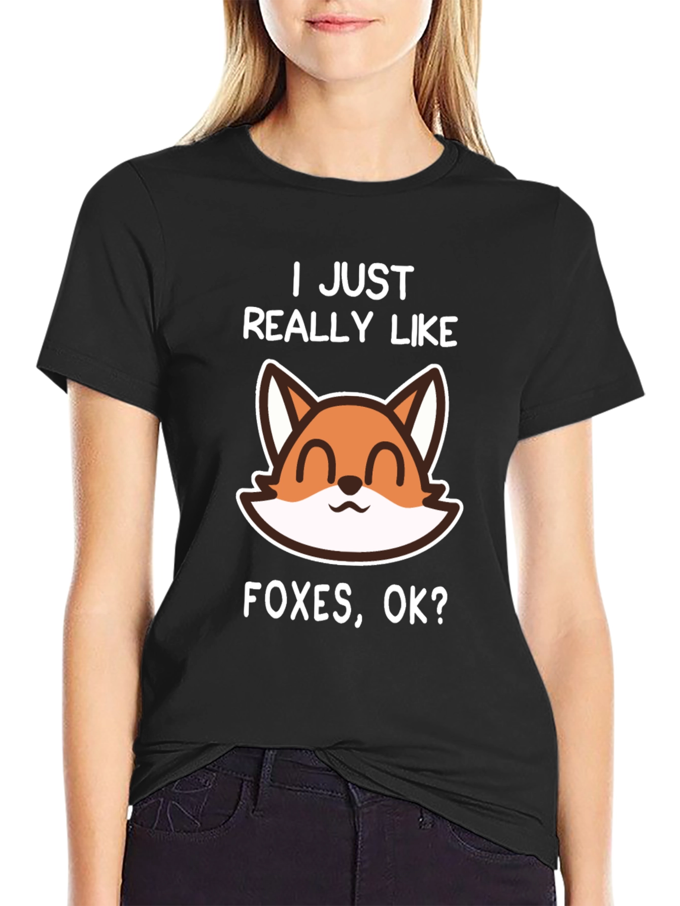 I Just Really Like Foxes Graphic T-Shirt
