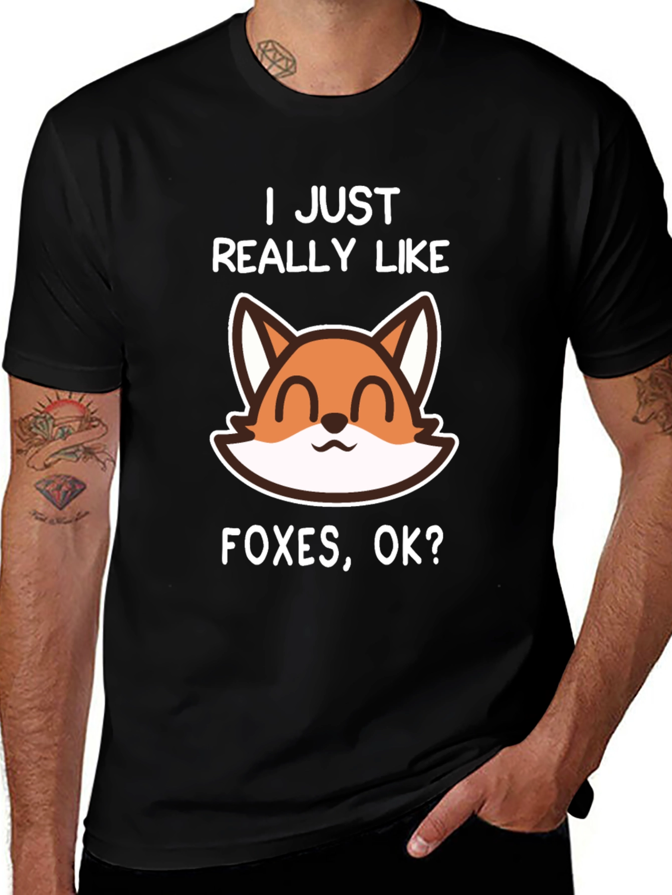 I Just Really Like Foxes Graphic T-Shirt